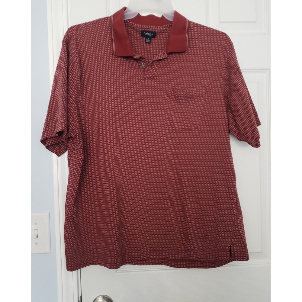 Van Heusen Mens Polo Short Sleeve‎ Shirt Size XL